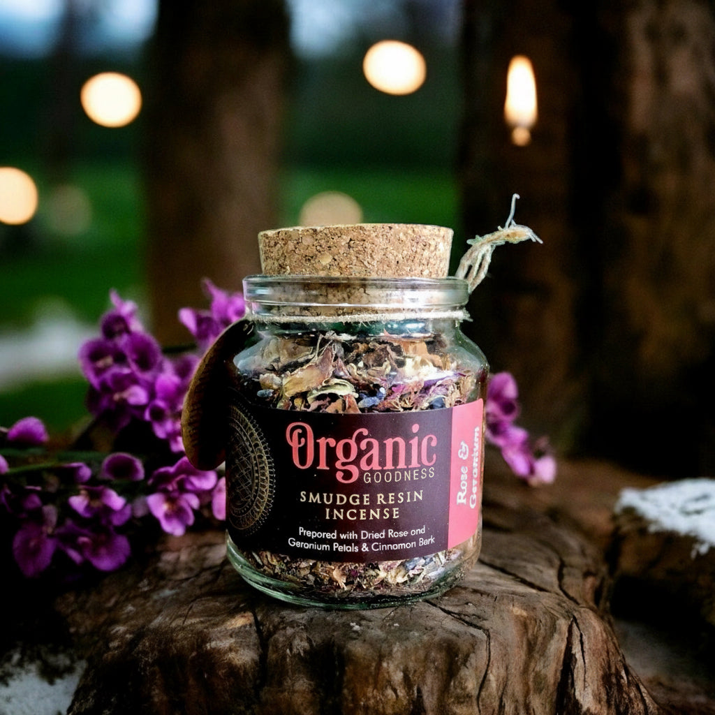 Rose &amp; Cinnamon Smudge Resin