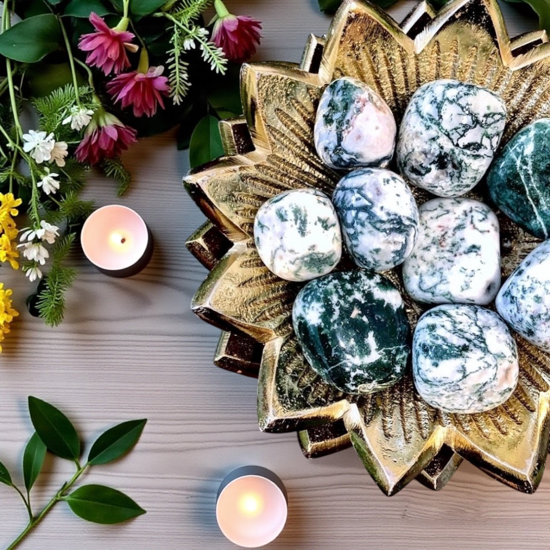 Tree Agate Tumbles