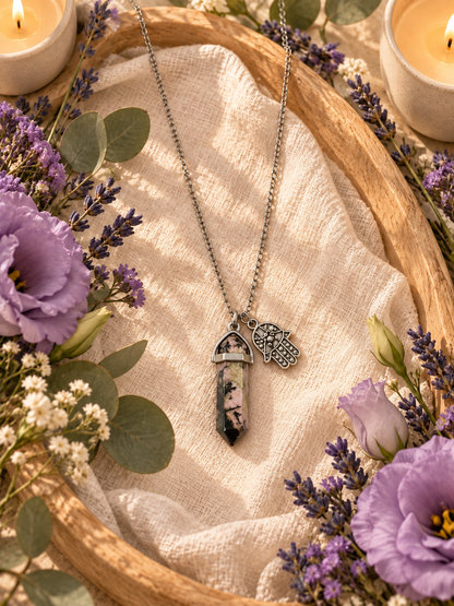 Soulstone Necklace - Rhodonite