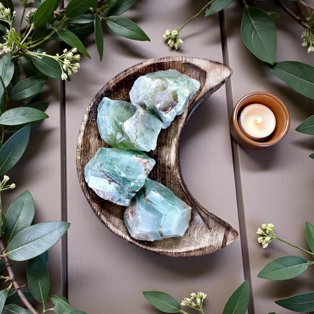 Green Calcite Rough | Medium