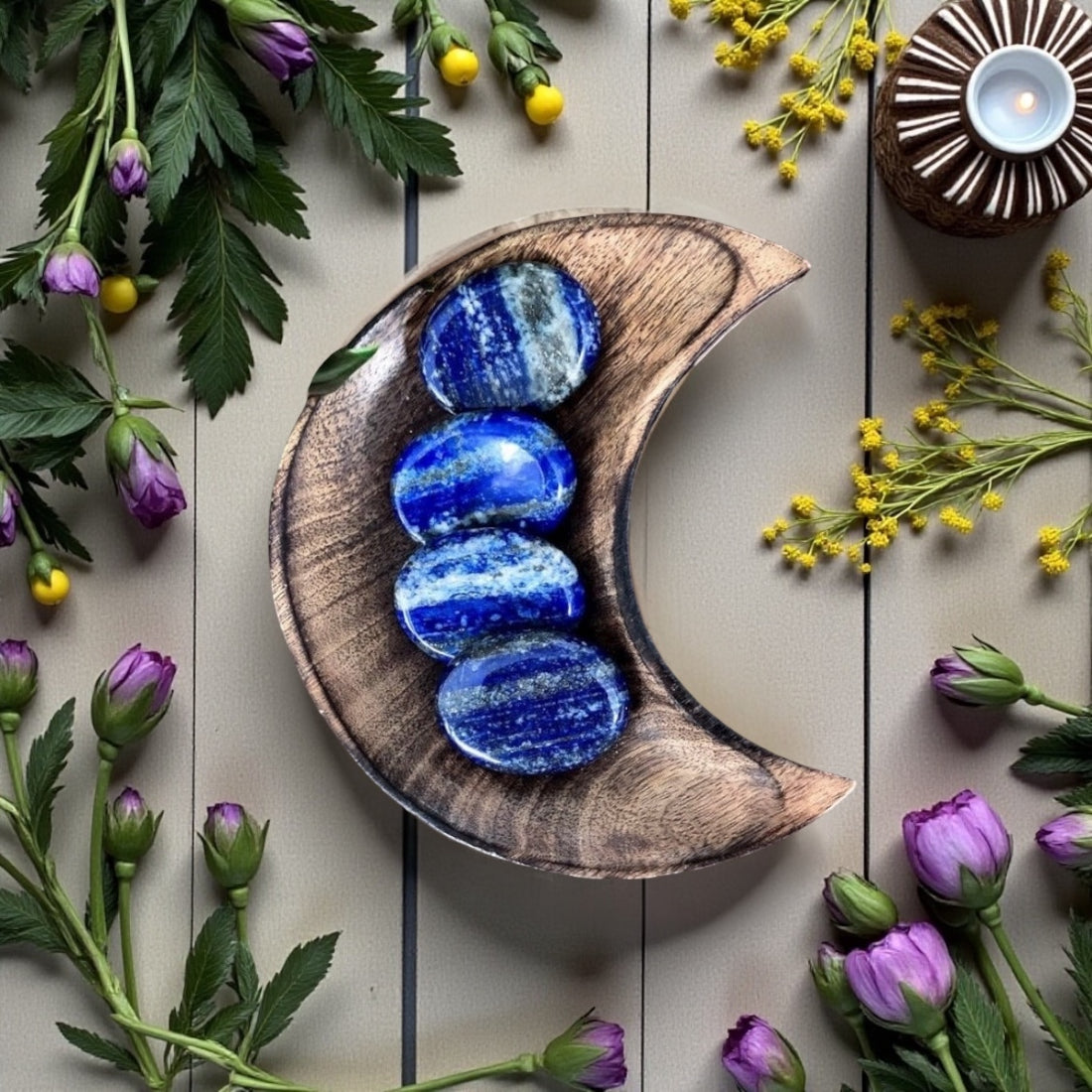 Lapis Lazuli Worry Stone