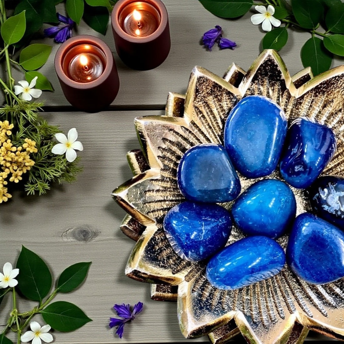 Agate Tumbles | Blue