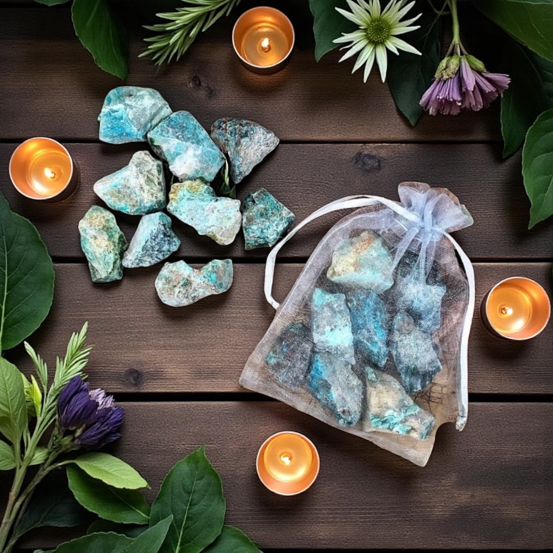 Chrysocolla Rough | 120g Bag