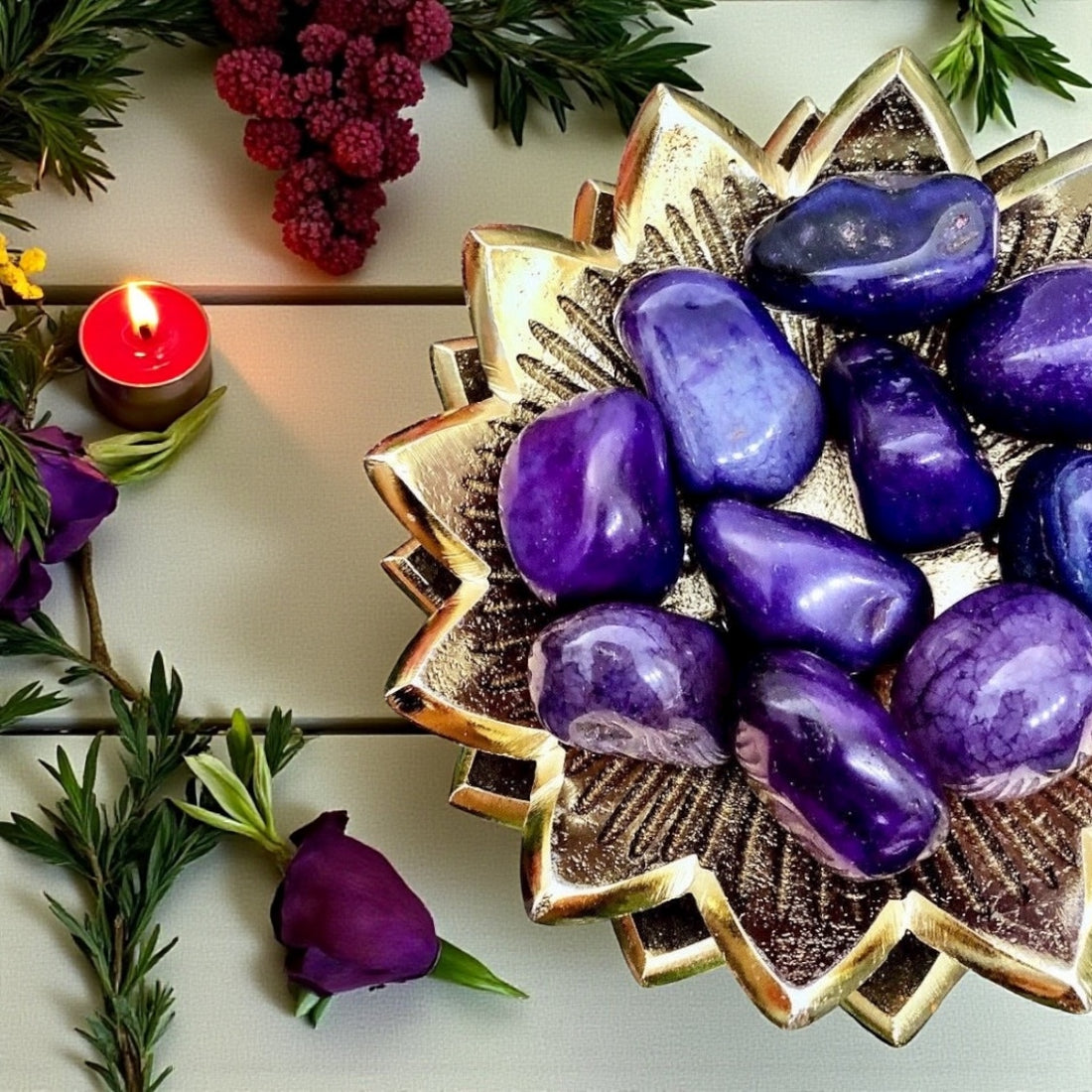 Agate Tumbles | Purple