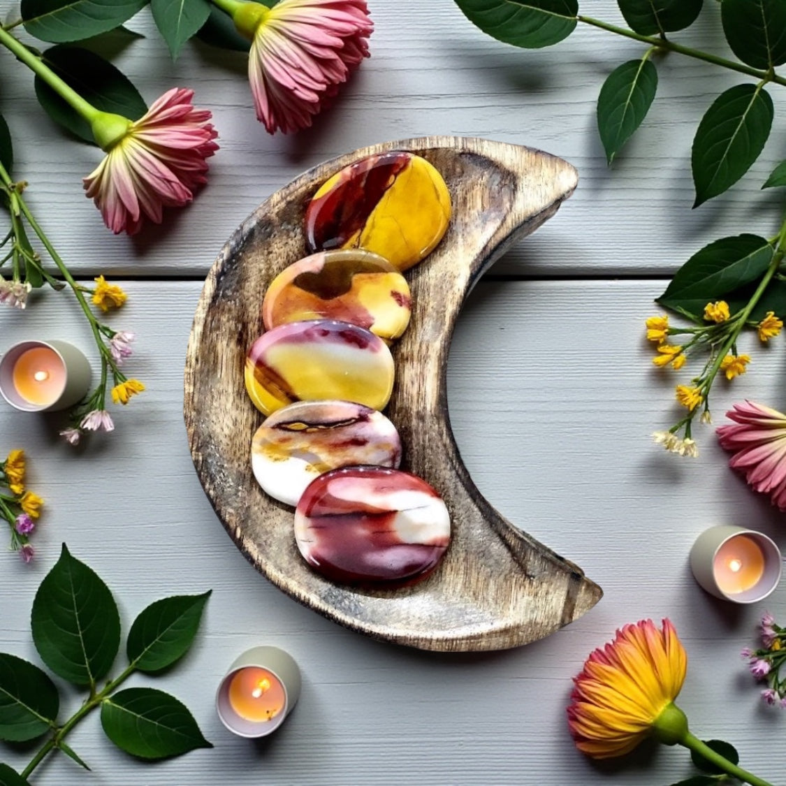 Mookaite Jasper Worry Stone