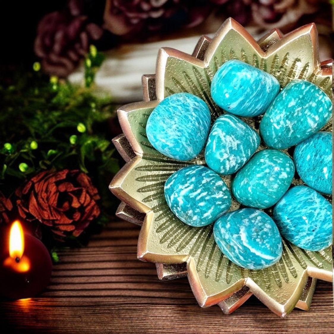 Amazonite Tumbles | Madagascar