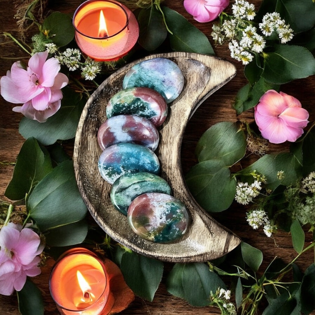 Ocean Jasper Worry Stone