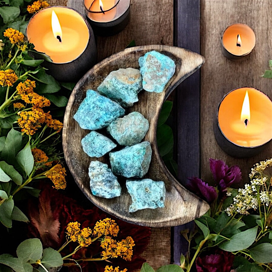 African Turquoise Rough | Mini