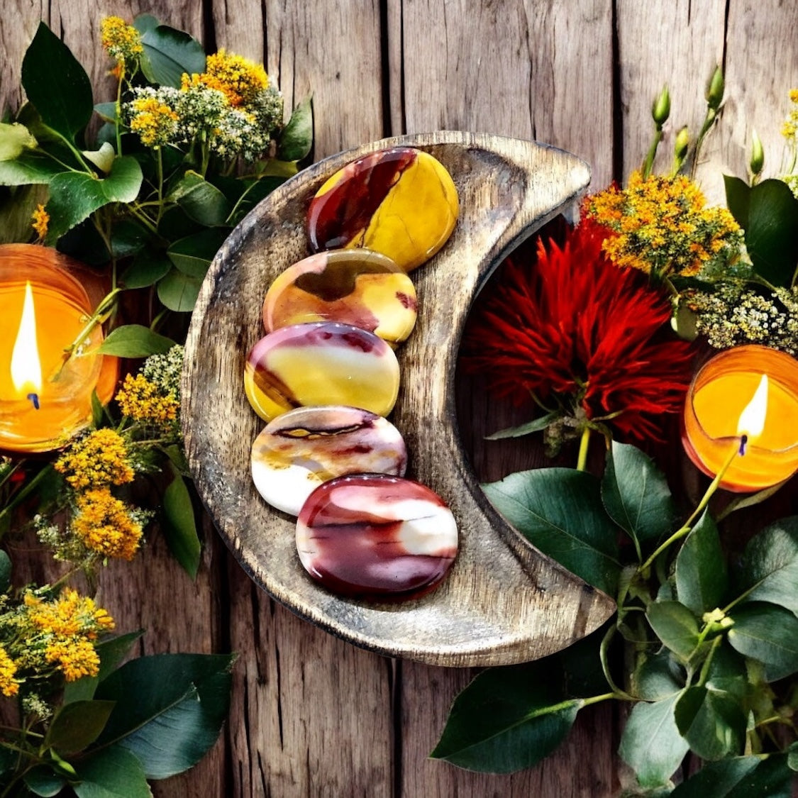 Mookaite Jasper Worry Stone