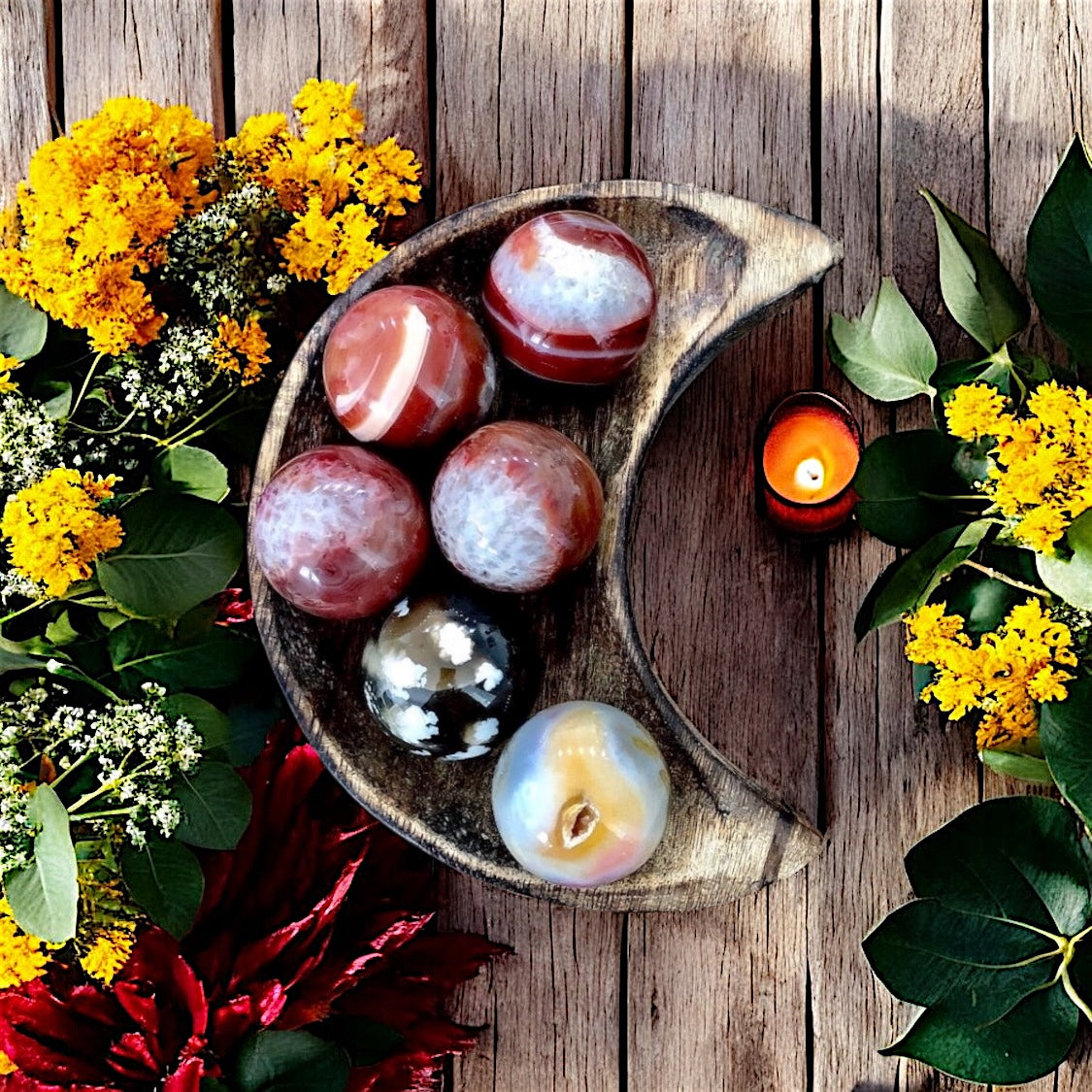 Agate Sphere | Natural ~ Small