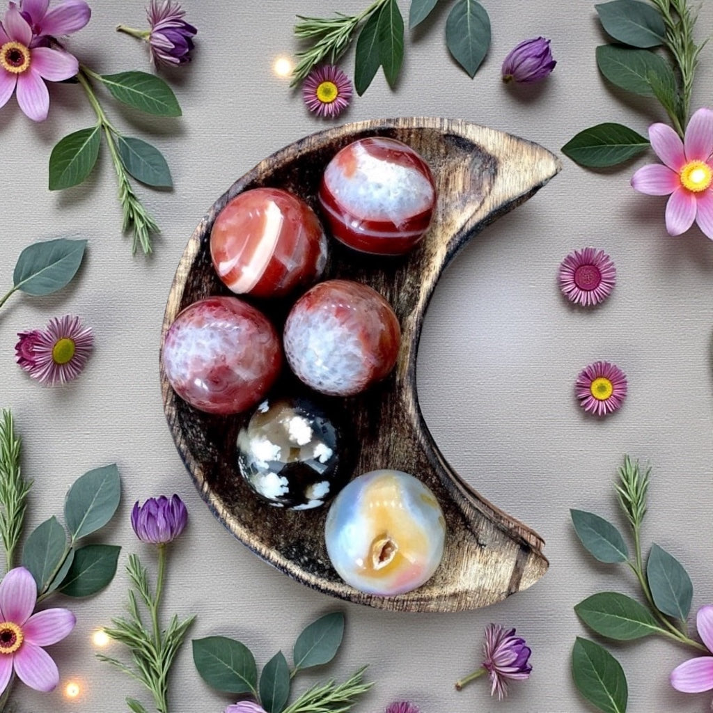 Agate Sphere | Natural ~ Small