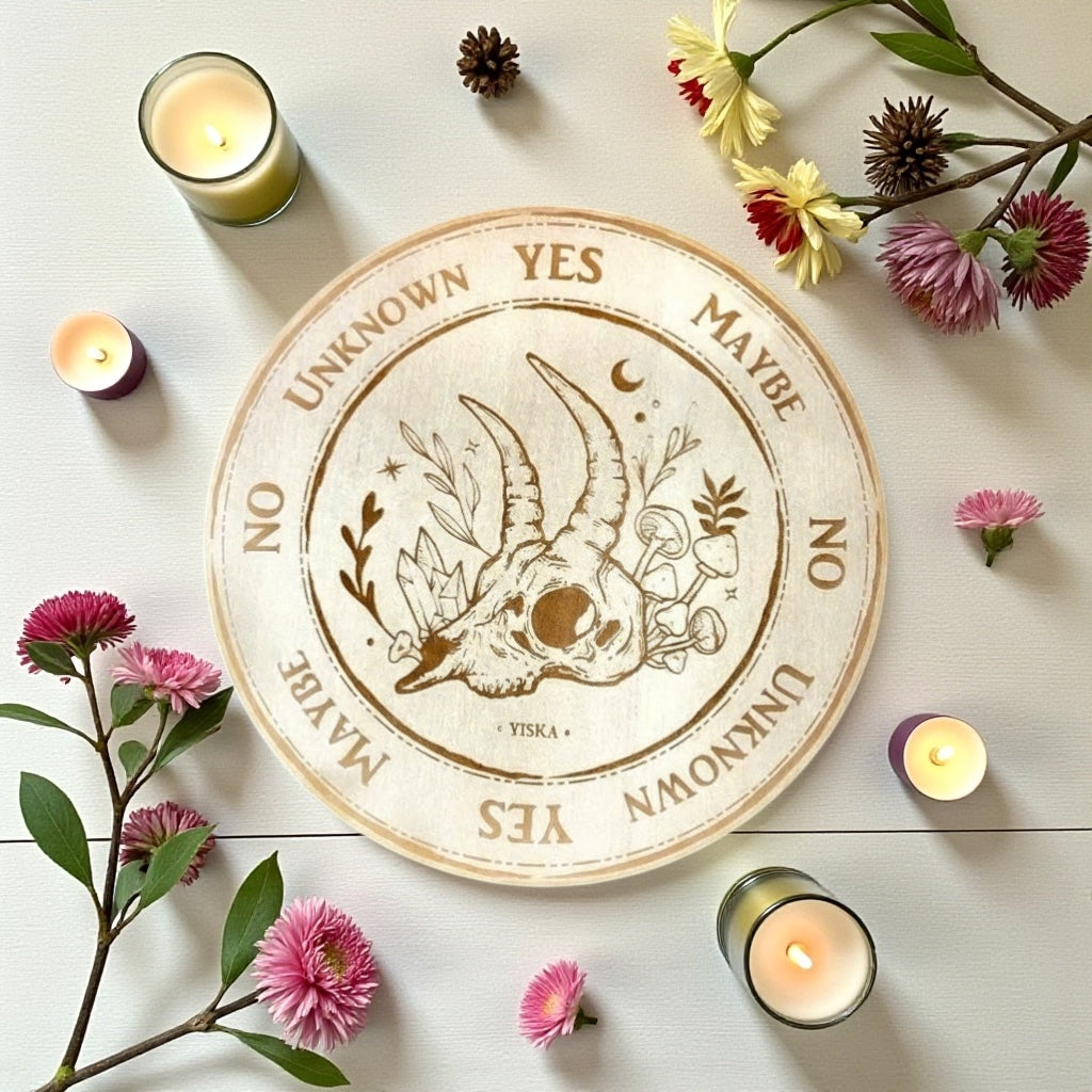 Pendulum Board | Forest Skull ~ Natural