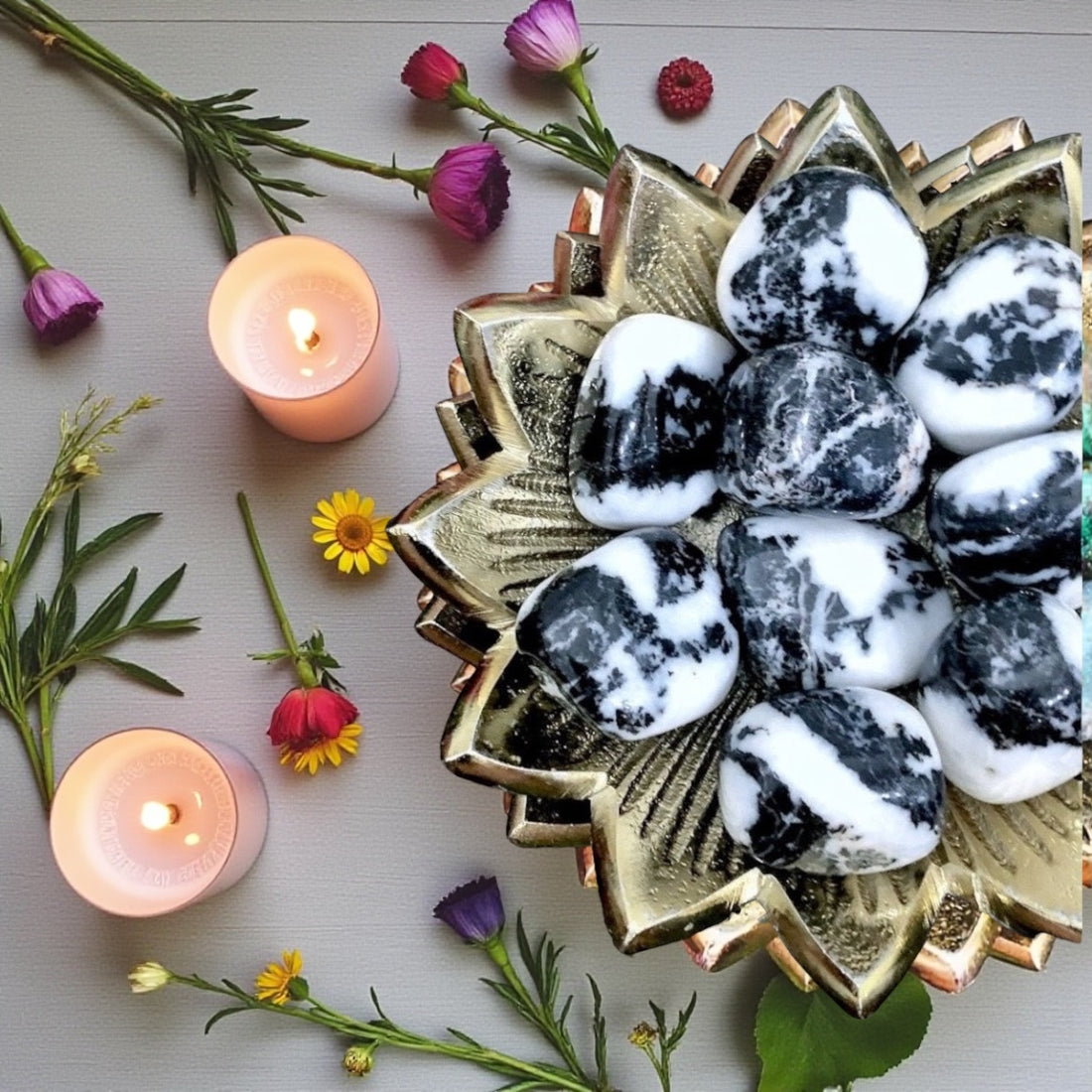 Zebra Jasper Tumbles