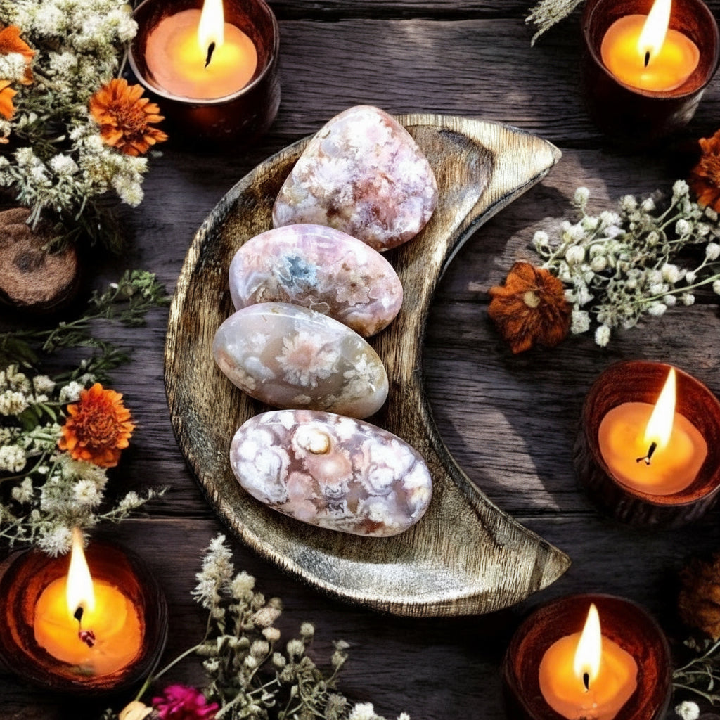 Flower Agate Free Form | Mini