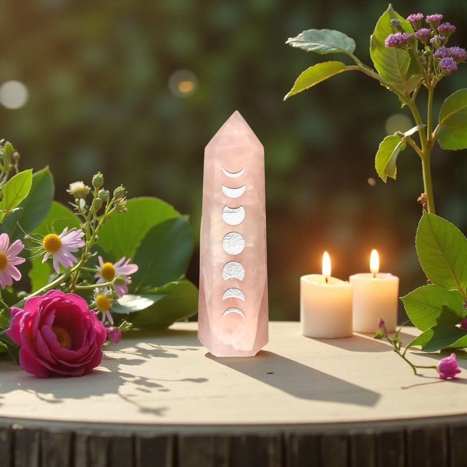 Rose Quartz Point | Moon Phase