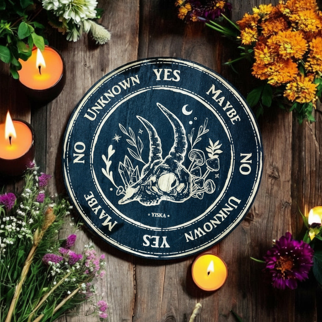 Pendulum Board | Forest Skull ~ Black