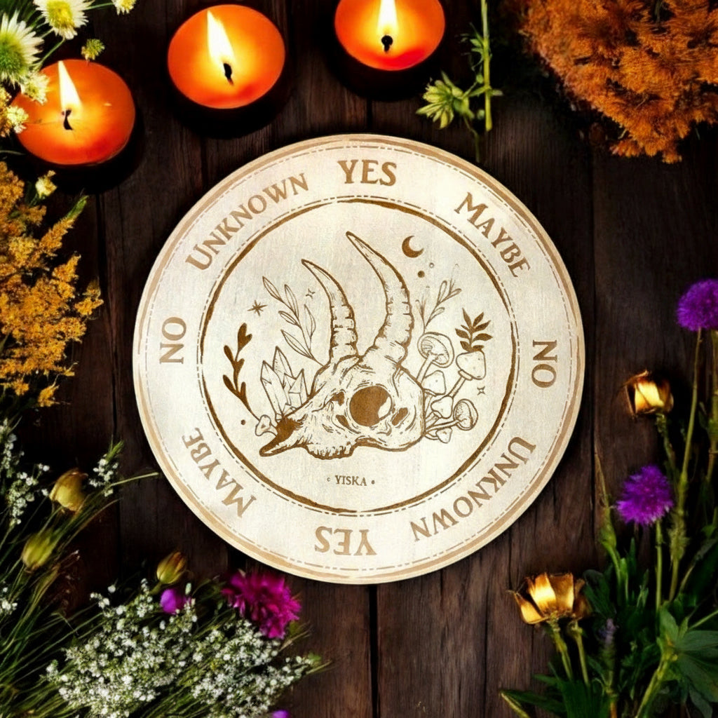 Pendulum Board | Forest Skull ~ Natural