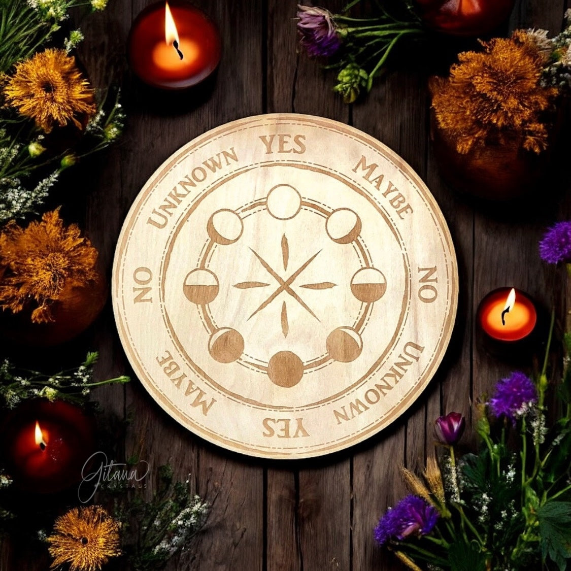 Pendulum Board | Moon Phase ~ Natural